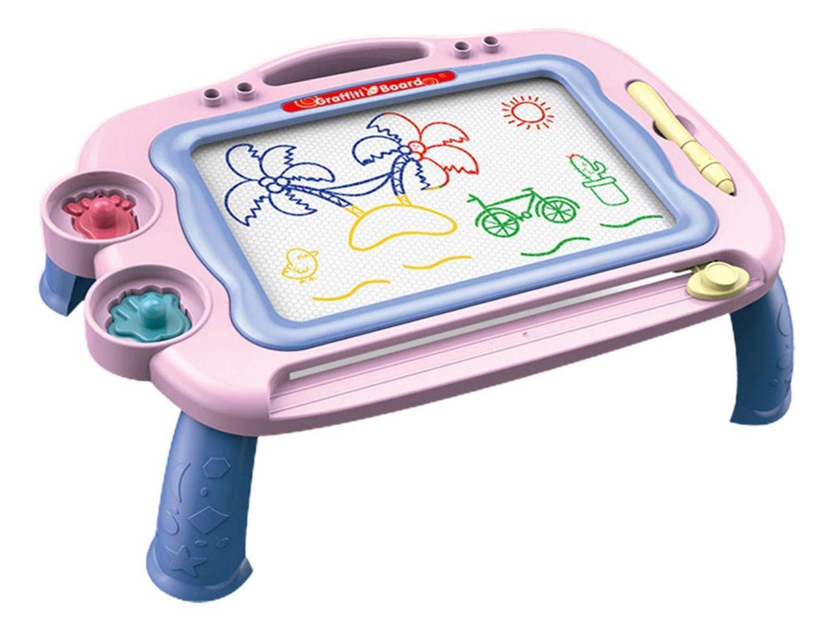 Tablero Juego Pizarra Magica Soporte Para Niños Lau-5