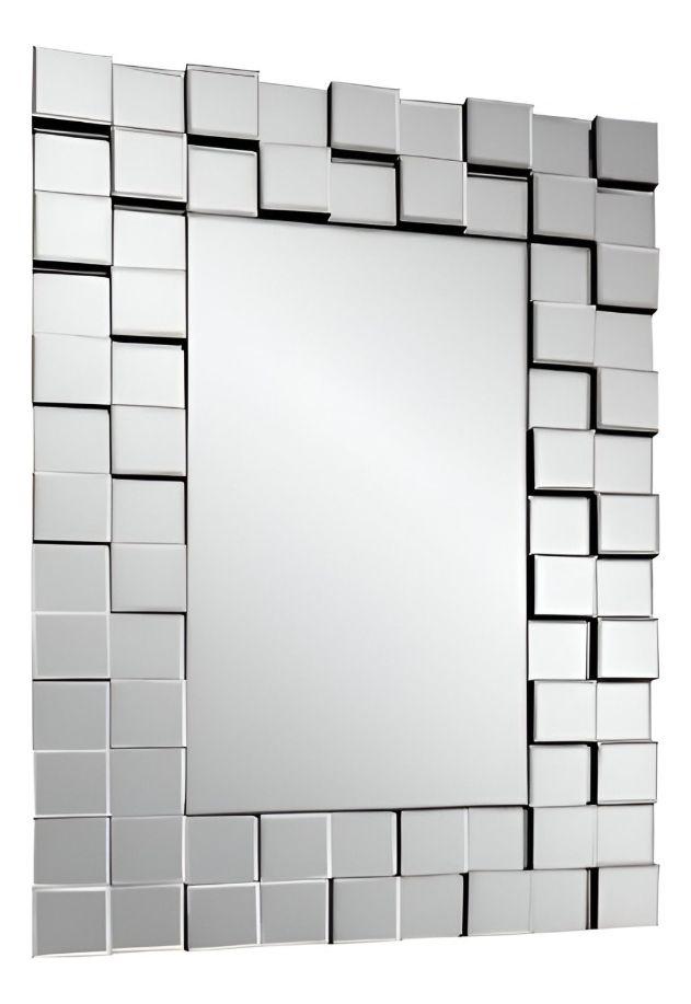 Espejo Pared Grande Decoración Elegante 3D Rectangular Jhn-0