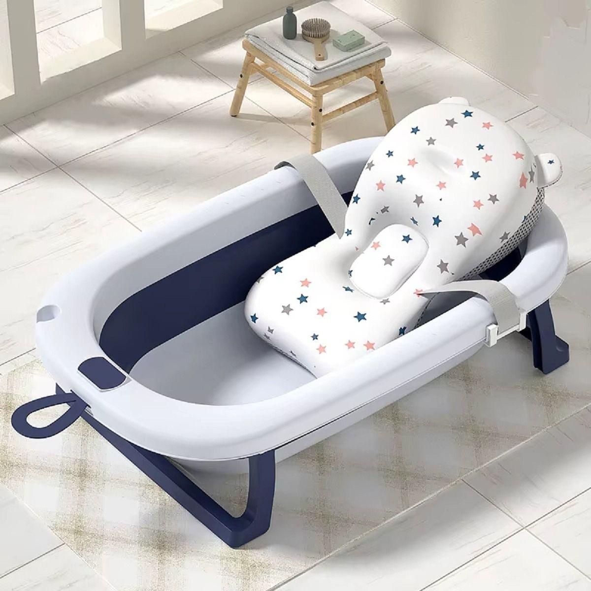 Tina Bañera Plegable Termometro Compacta Bebes Lau-8