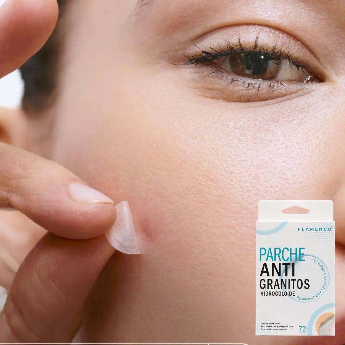 SET 2 MASCARA PARCHE FACIAL INVISIBLE ANTI-ACNE GRANOS LAU-7