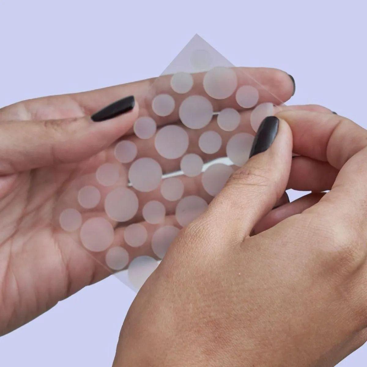 SET 2 MASCARA PARCHE FACIAL INVISIBLE ANTI-ACNE GRANOS LAU-8