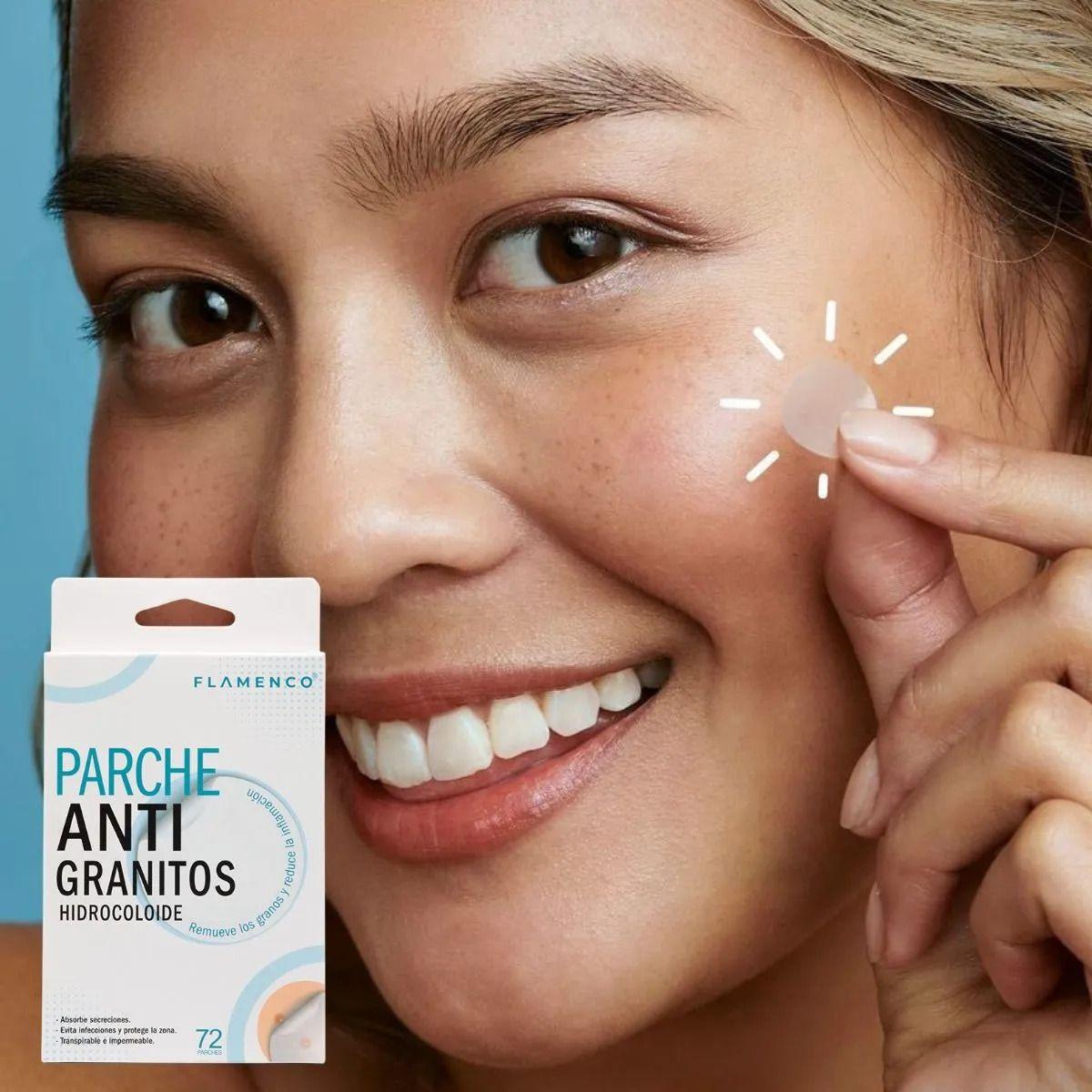 SET 2 MASCARA PARCHE FACIAL INVISIBLE ANTI-ACNE GRANOS LAU-9