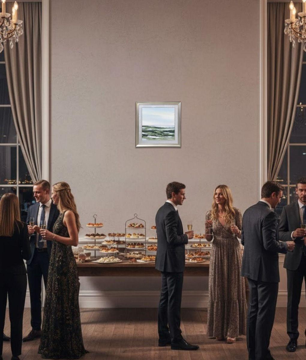 Cuadro Decorativo Abstracto Horizonte Calma Adorno Pared Jhn-3