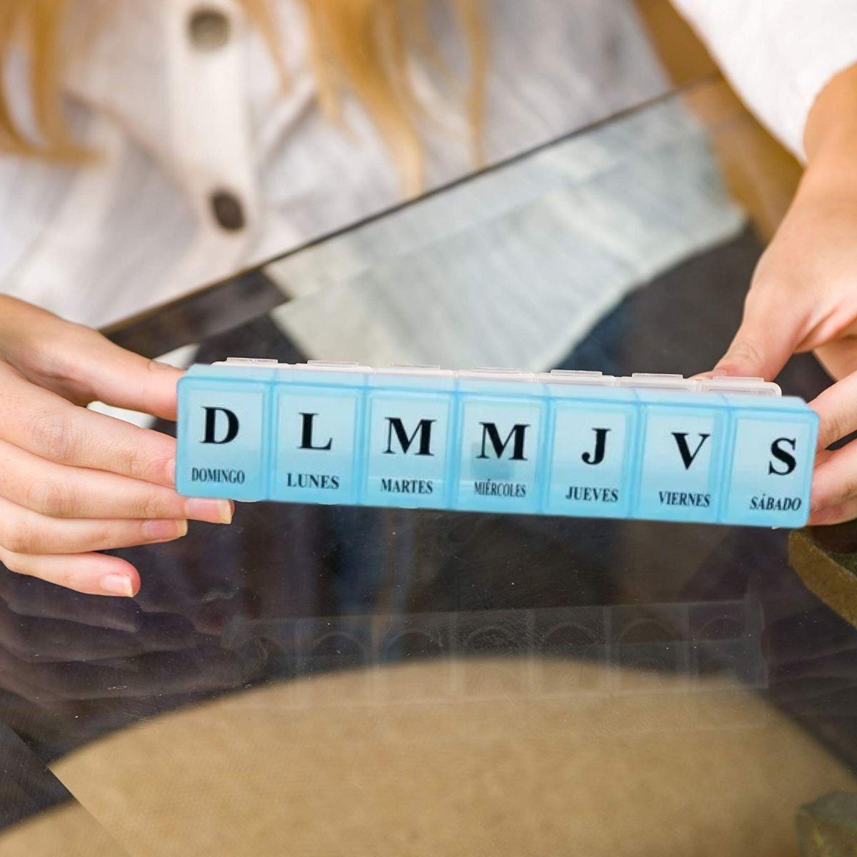 SET 8 PASTILLERO ORGANIZADOR DIARIO 7 DIAS SEMANAL LAU-6