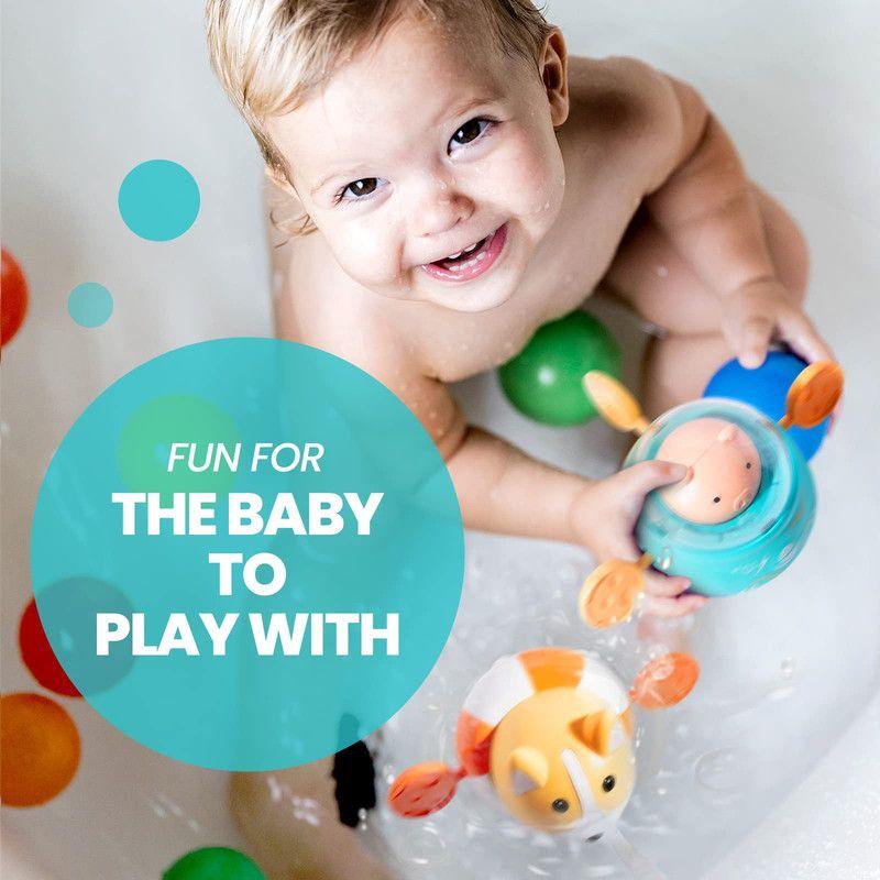Set 3 Juguetes Baño Cuerda Chanchito Diversion Niños Lau-6