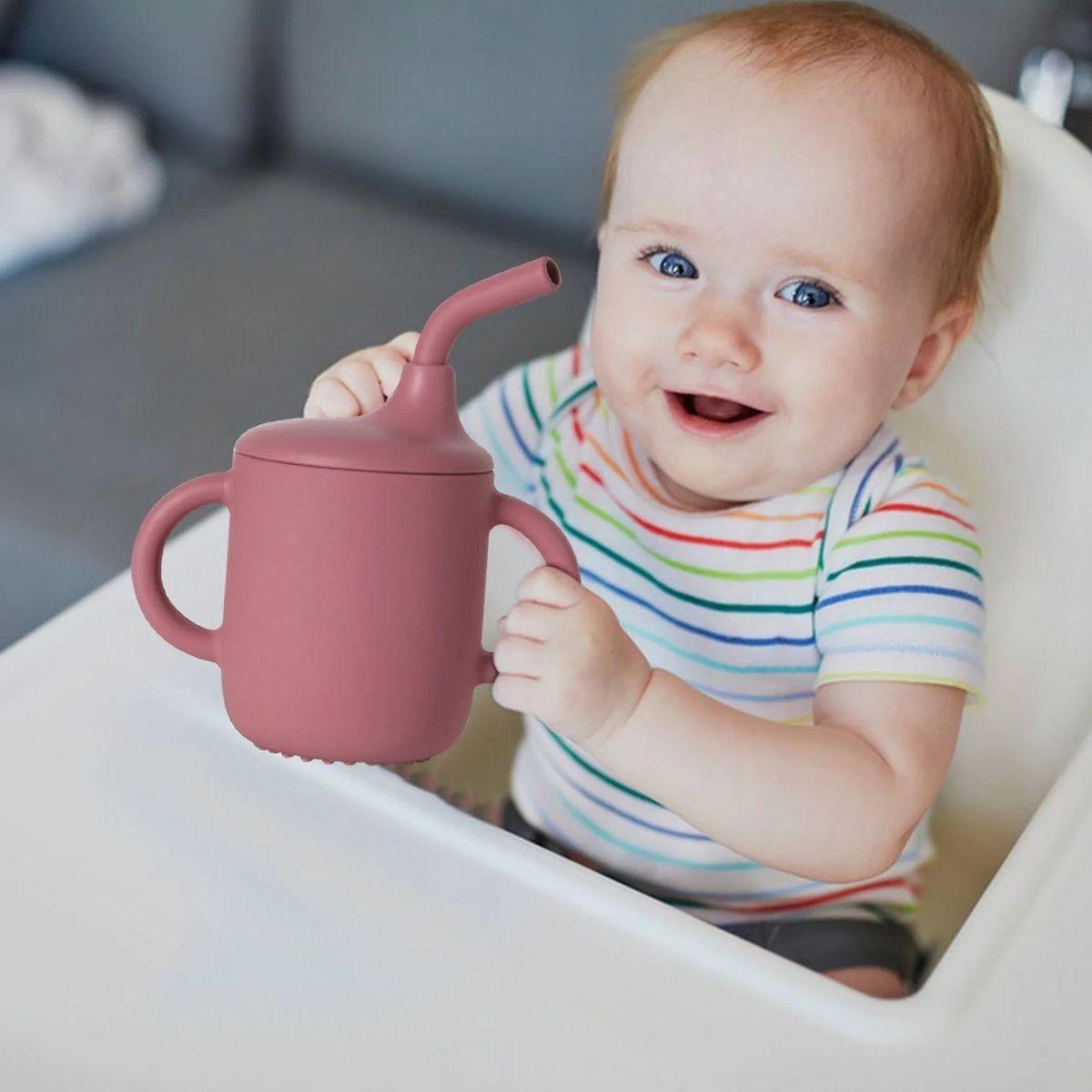 SET 2 VASO ENTRENADOR ANTIDERRAME CON ASAS BEBES LAU-3