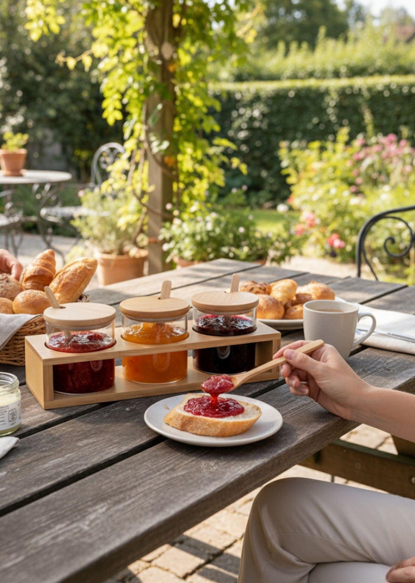 Juego Recipiente Tapa Contenedor Soporte Organizador Jhn-3