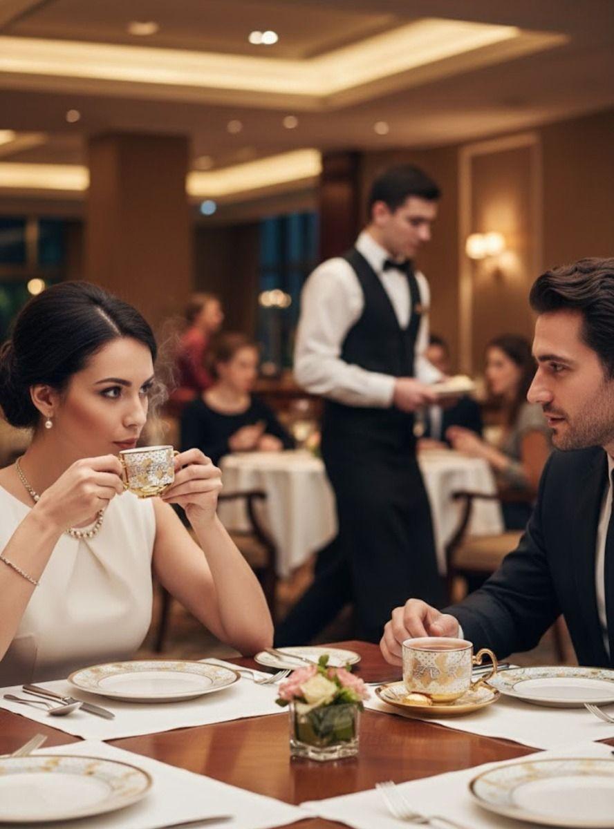 Juego Vajilla Tazas Platillos Adorno Mesa Estilo Clásico Jhn-2