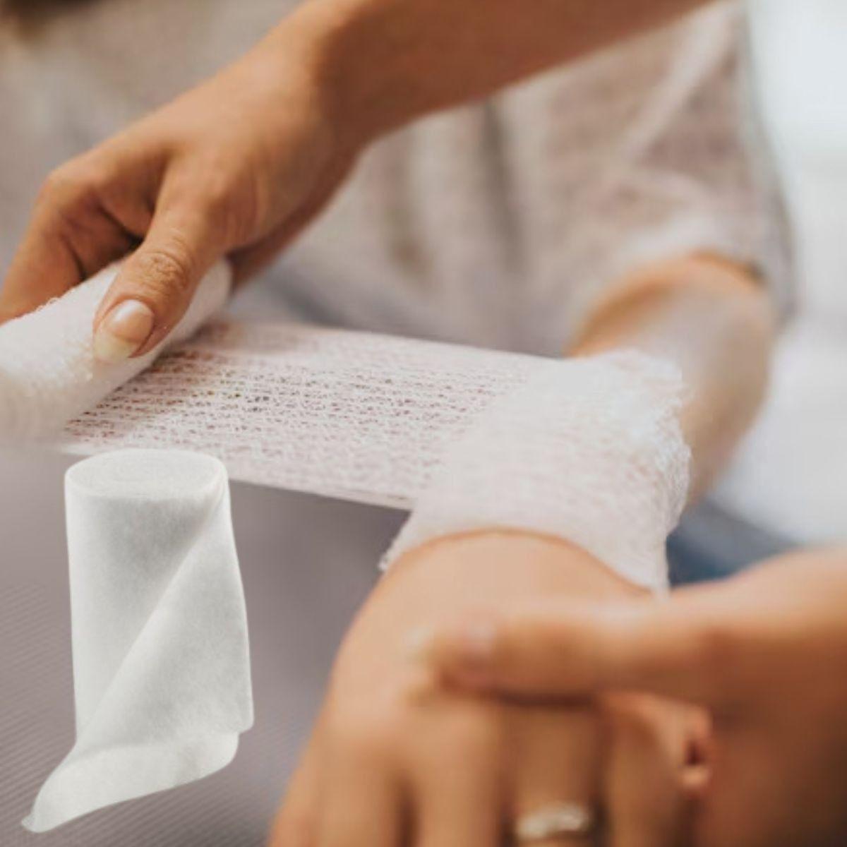 VENDA YESO MEDICA NO ADHESIVA HIPOALARGENICA RESISTENTE LAU-4