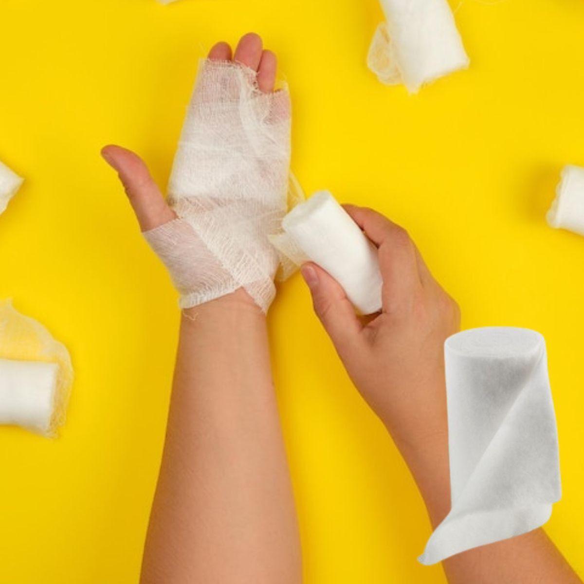 VENDA YESO MEDICA NO ADHESIVA HIPOALARGENICA RESISTENTE LAU-6