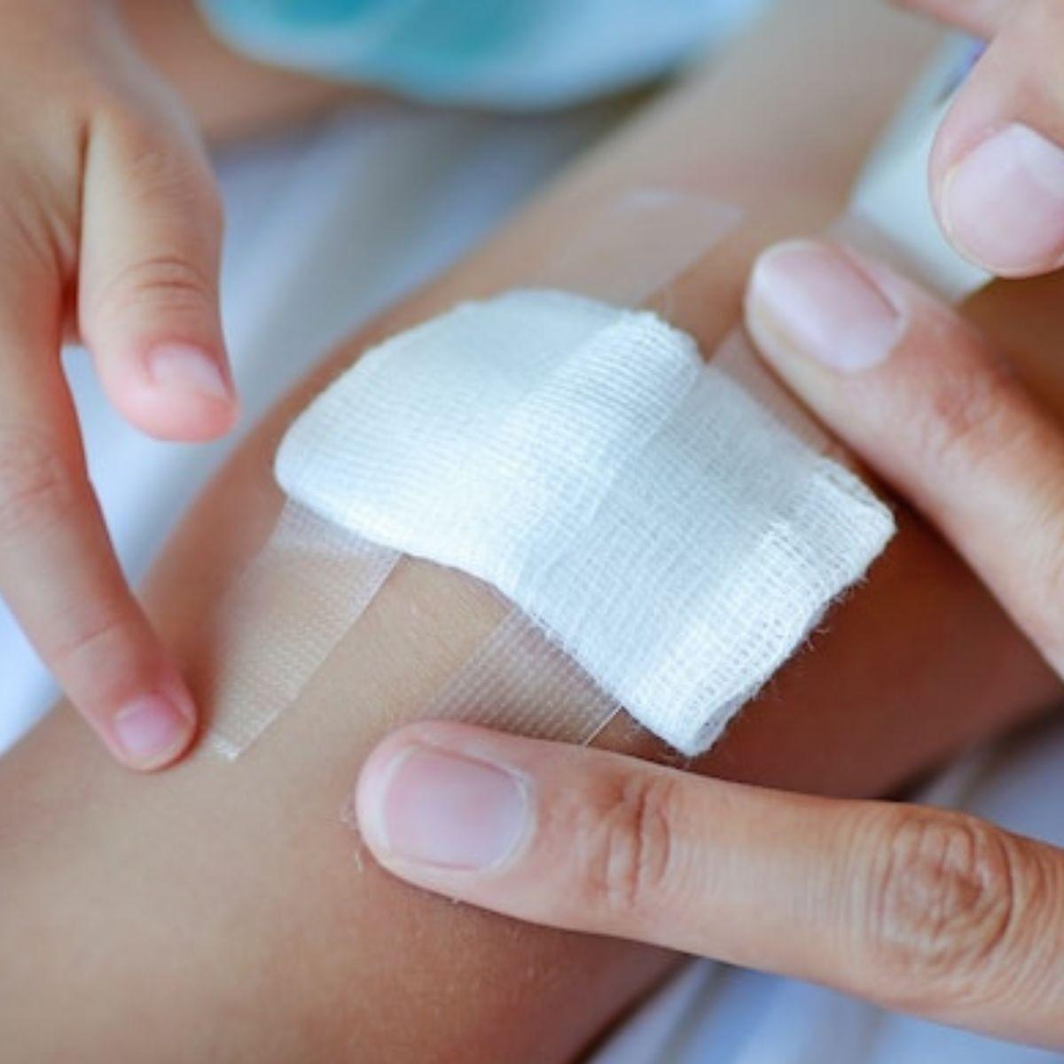 PACK 10 GASAS ESTERIL 90CMX22,5CM INSUMO MEDICO HERIDA LAU-9