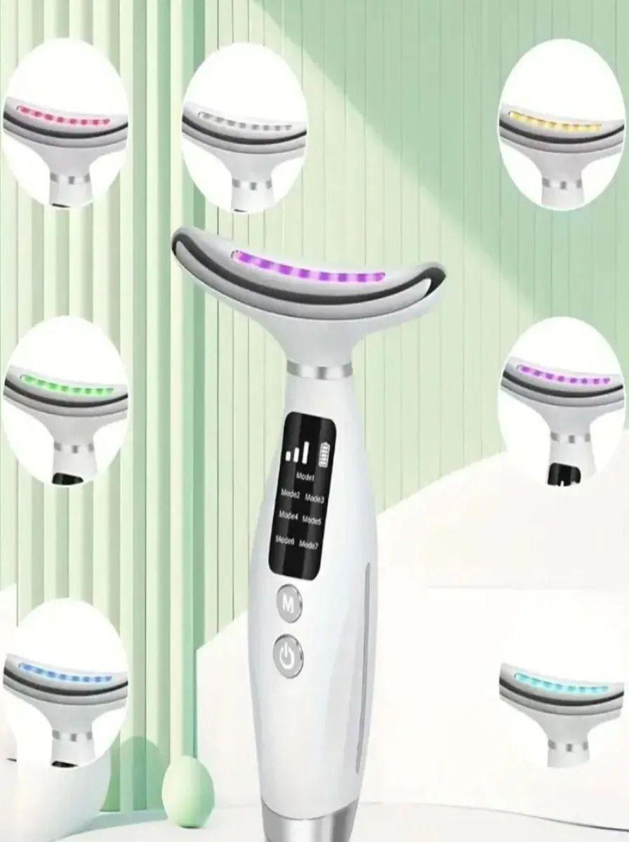 Masajeador Portatil Facial Cuello Fototerapia Belleza Lau-4