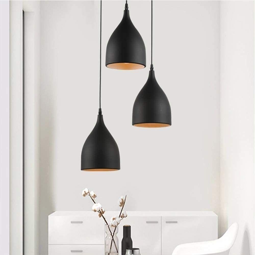 Lampara Colgante Nordica 3 Cabezales Vintage Hogar Lau-3