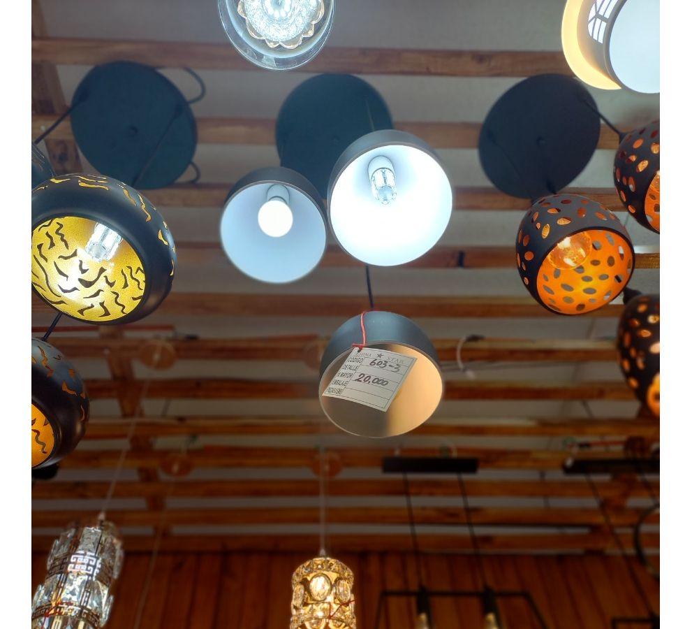 Lampara Colgante Nordica 3 Cabezales Vintage Hogar Lau-8