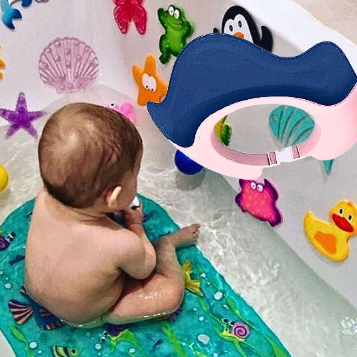 Set 4 Gorros Ducha Diseño Corona Proteccion Bebe Lau-4