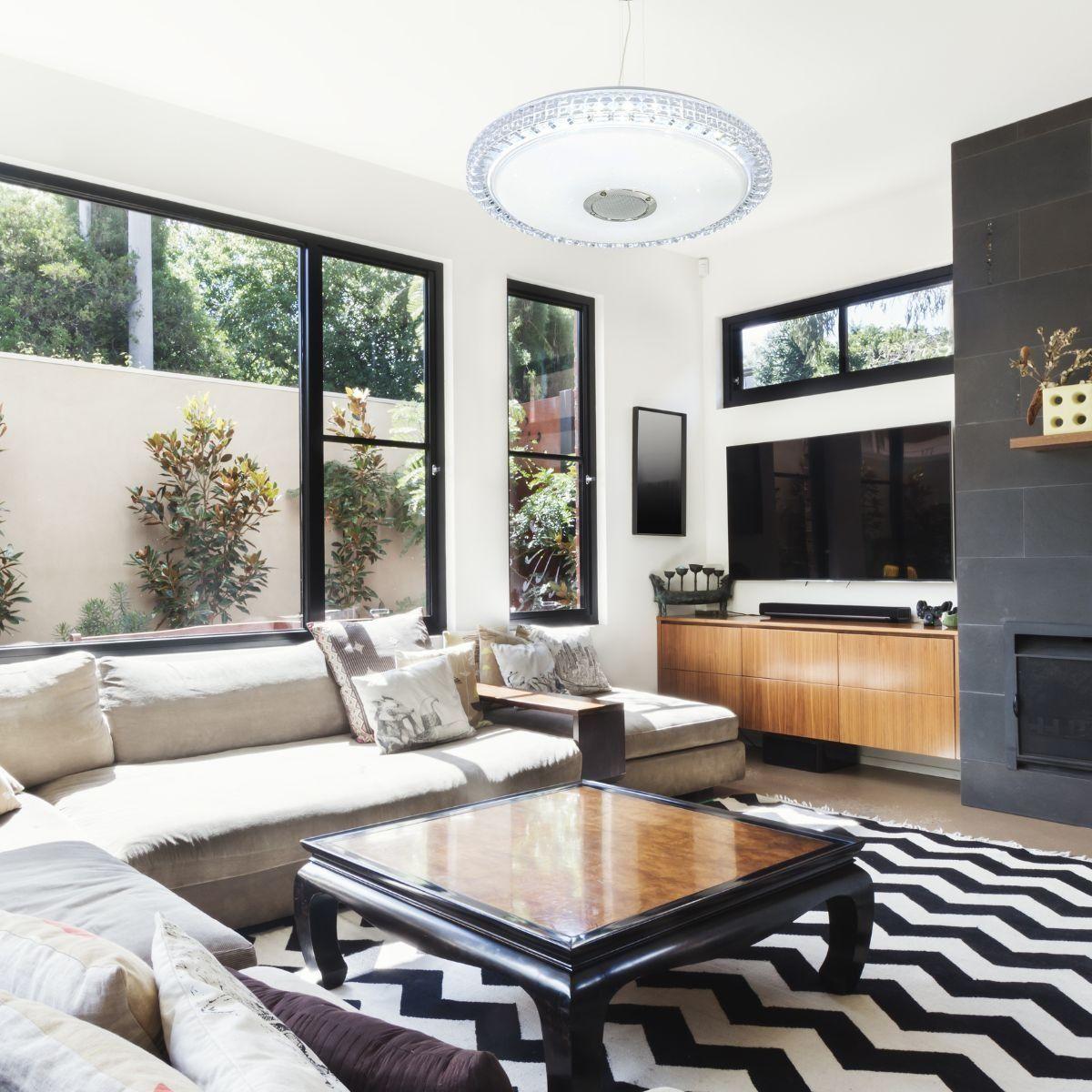 Lampara Techo LED Elegante Moderna Dormitorio Sala Hogar Lau-5