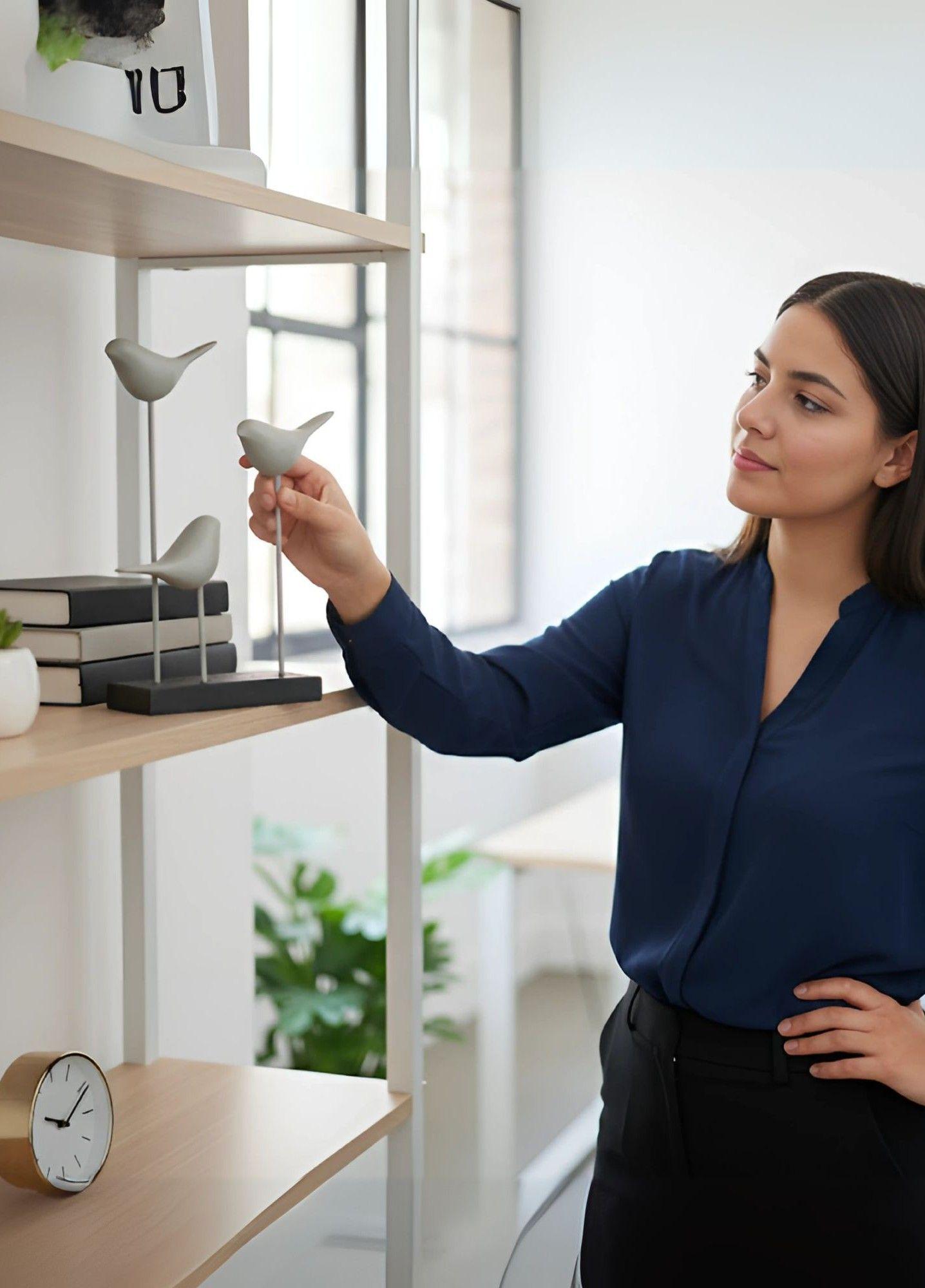 Figura Decorativa Aves Minimalista Naturaleza Hogar Jhn-2