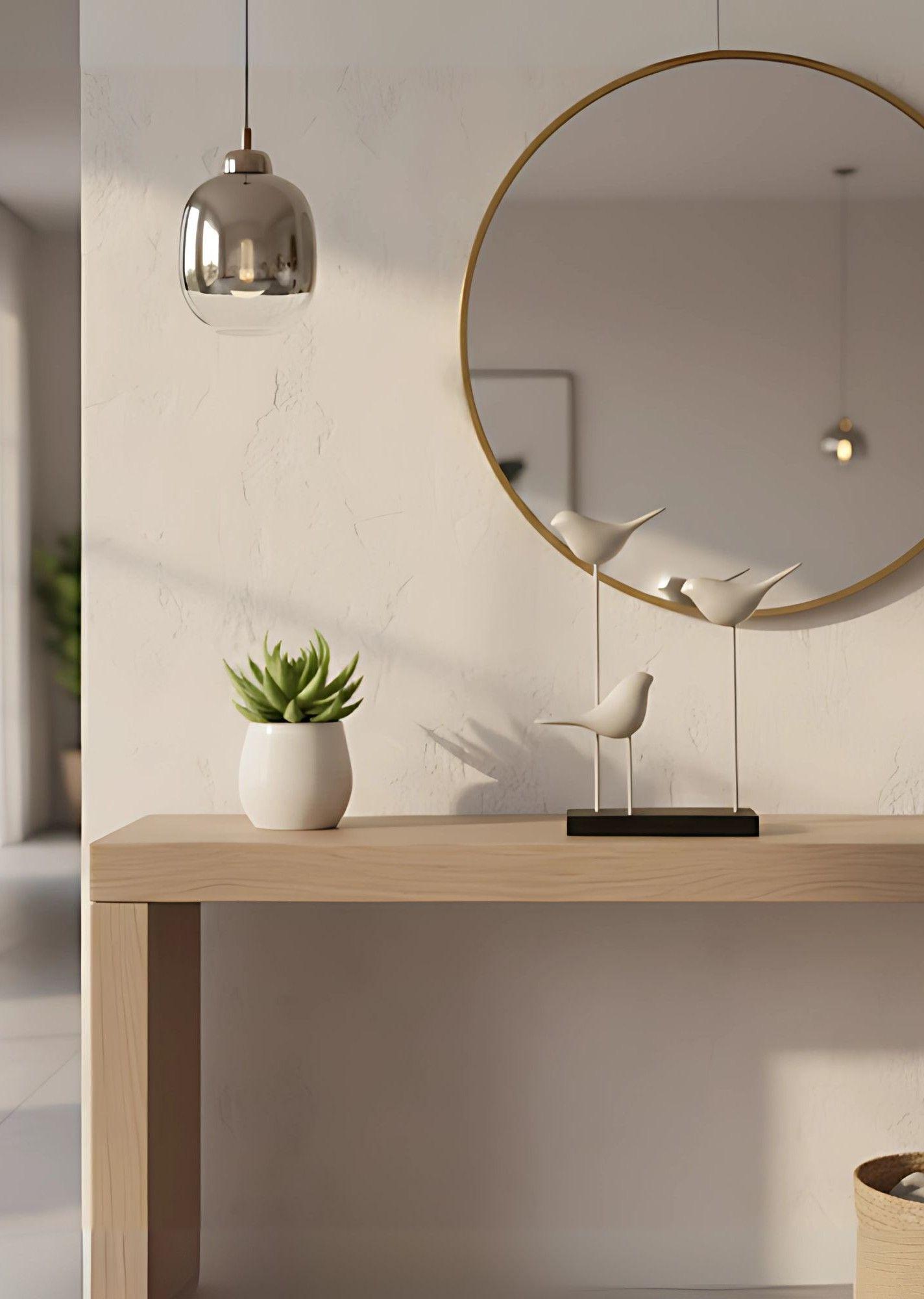 Figura Decorativa Aves Minimalista Naturaleza Hogar Jhn-6