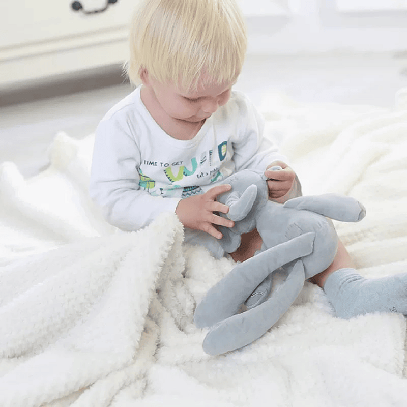 Set 2 Peluche Conejo Elefante Adorable Decoracion Niños Lau-6