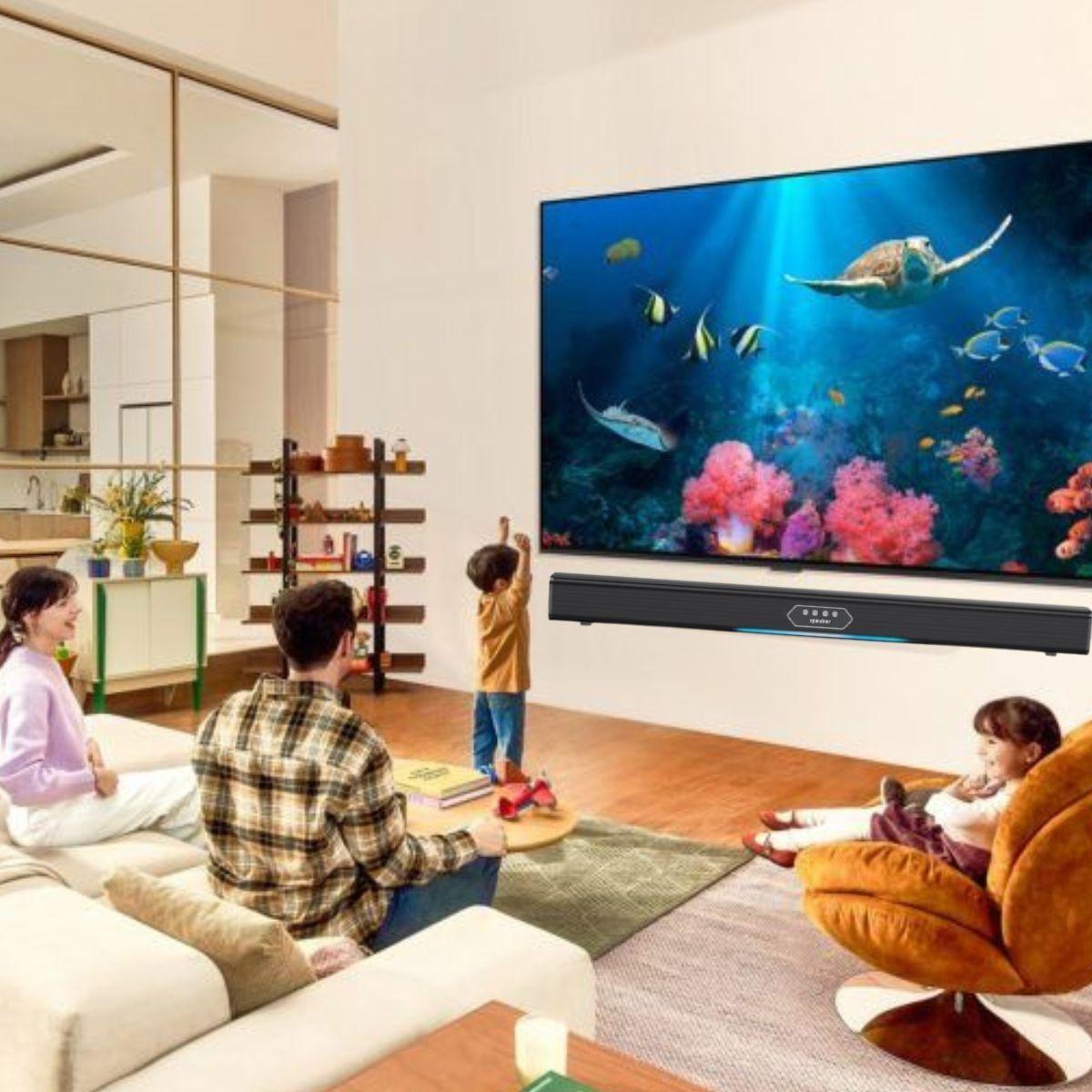 BARRA DE SONIDO ENVOLVENTE BLUETOOTH COMPACTO LAU-7