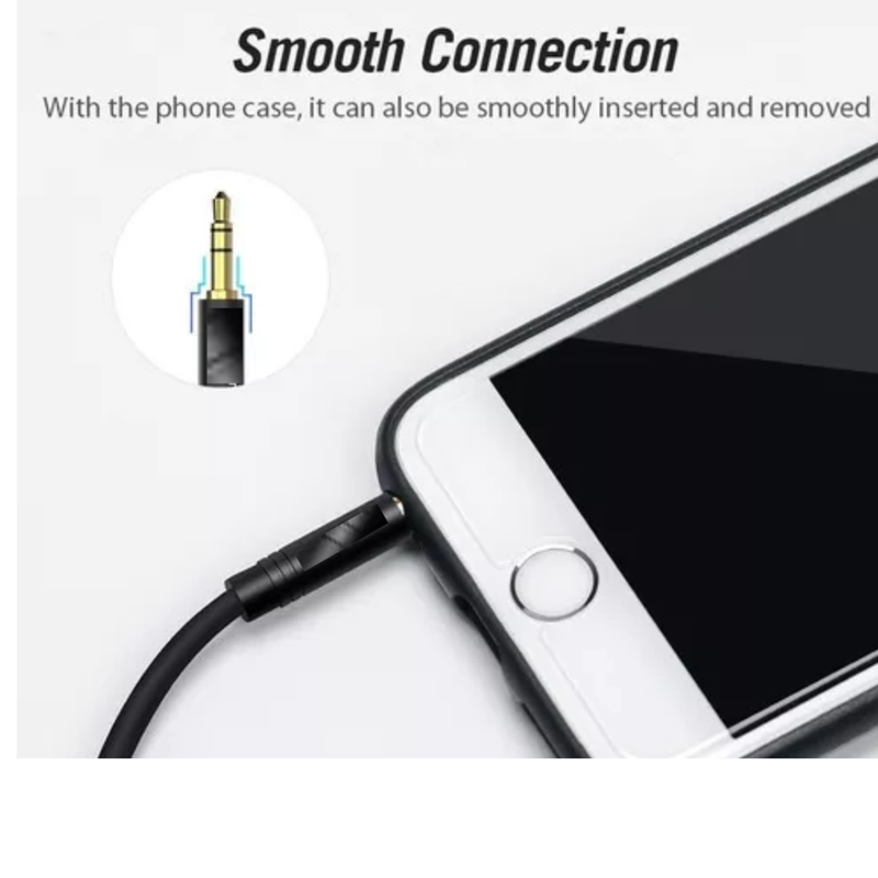 Set 8 Cable Auxiliar Audio Musica Telefonos Conector Lau-3