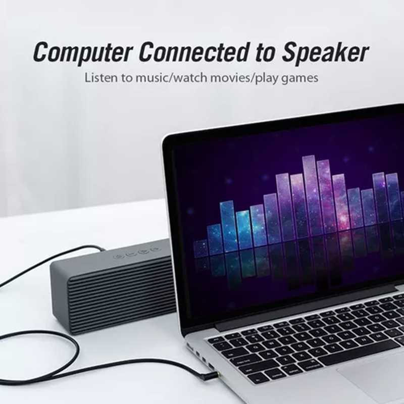 Set 8 Cable Auxiliar Audio Musica Telefonos Conector Lau-5