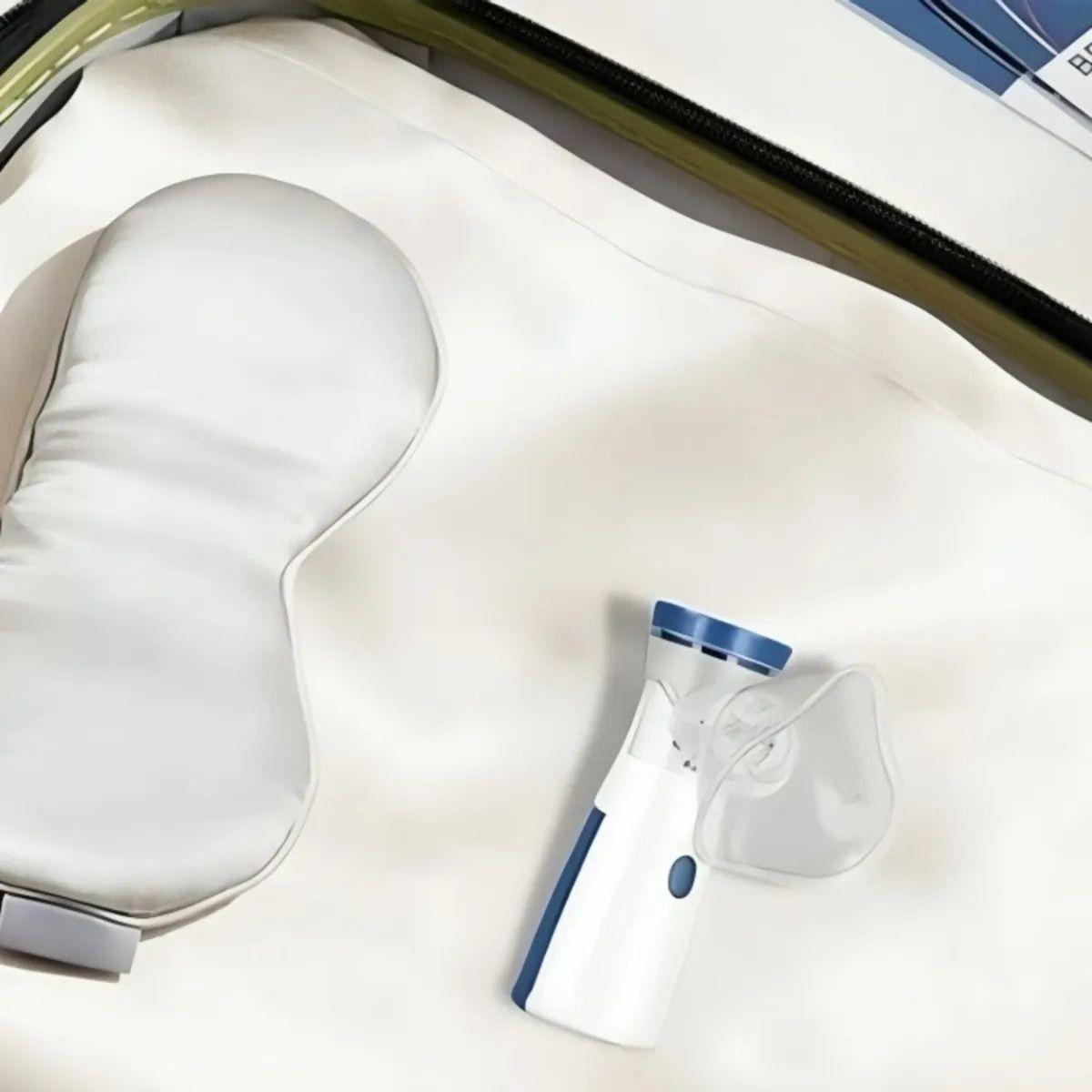 Nebulizador Portatil Ultrasónico Malla Recargable Pilas ALJ-7
