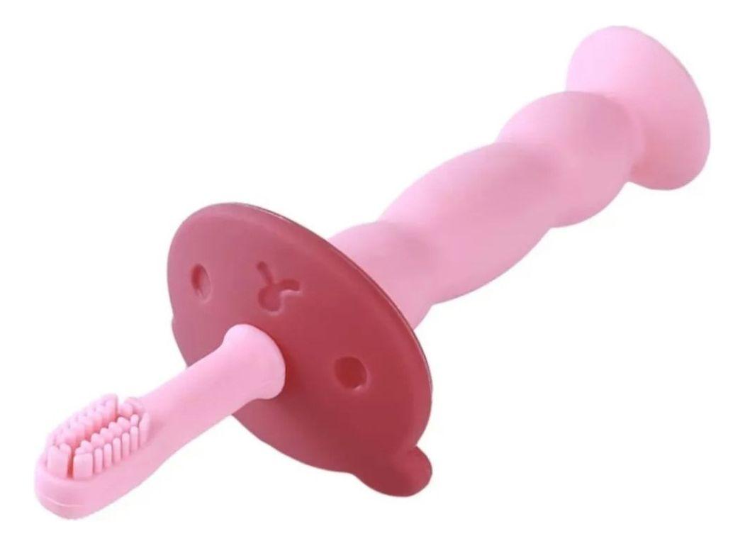 SET 2 CEPILLOS DE DIENTES SILICONA ERGONOMICO BEBE LAU-3