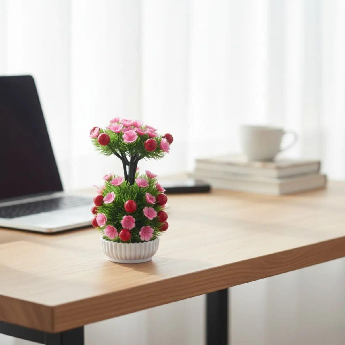 Planta Artificial Decorativa Mesa Bonsái Adorno Hogar Jhn-0