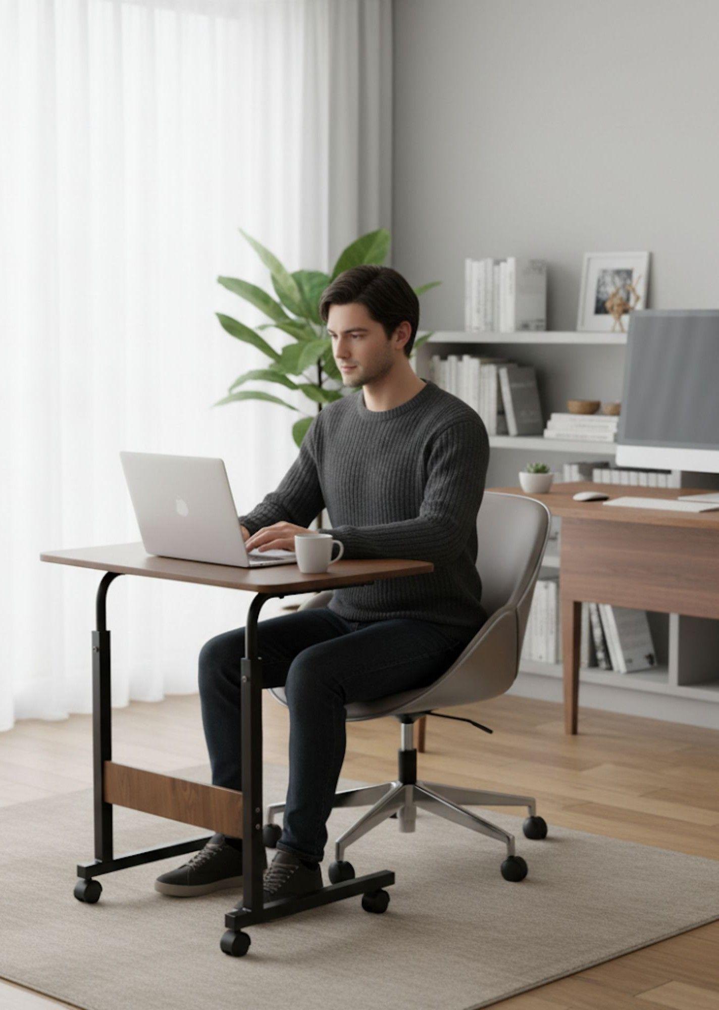 Mesa Centro Lateral Multifuncional Moderno Auxiliar Jhn-5