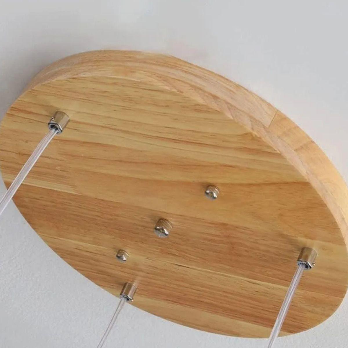 LAMPARA COLGANTE MADERA CONTEMPORANEA DECORA HOGAR LAU-6