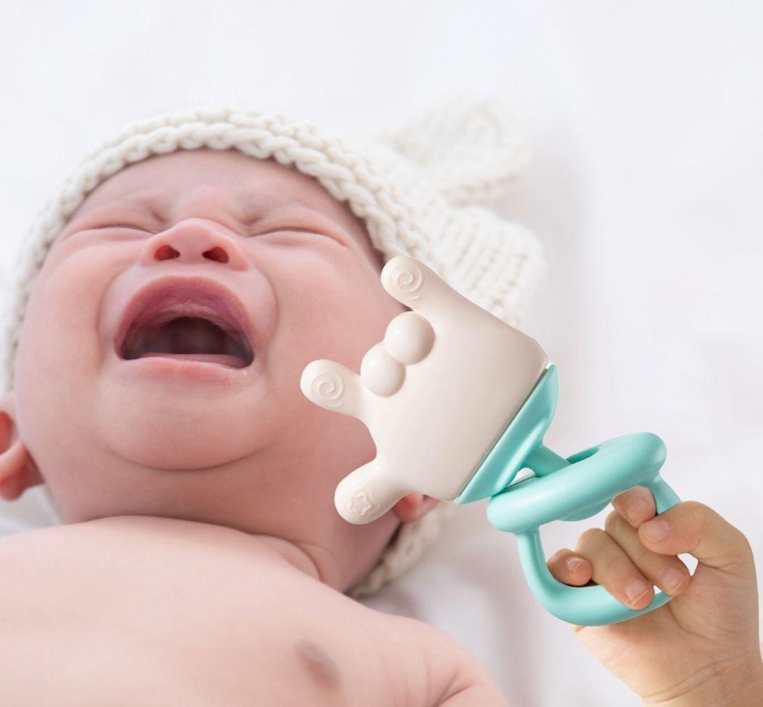 Set 4 Moderdor Juguete Denticion Manito Celeste Bebes Lau-4