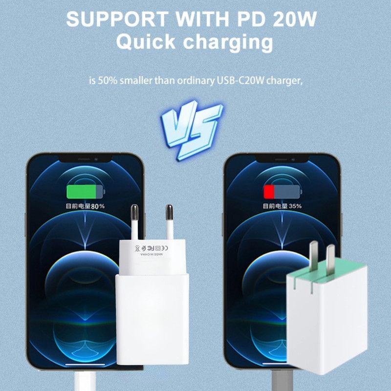 Set 3 Cargador Adaptador X2 USB 20 W Carga Rapida Lau-2