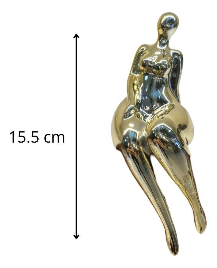 Set 2 Escultura Mujer Decoración Moderna Centro Mesa Jhn-9