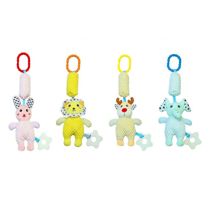 Set 2 Sonajero Coche Cuna Sensorial Peluche Bebe Lau-3