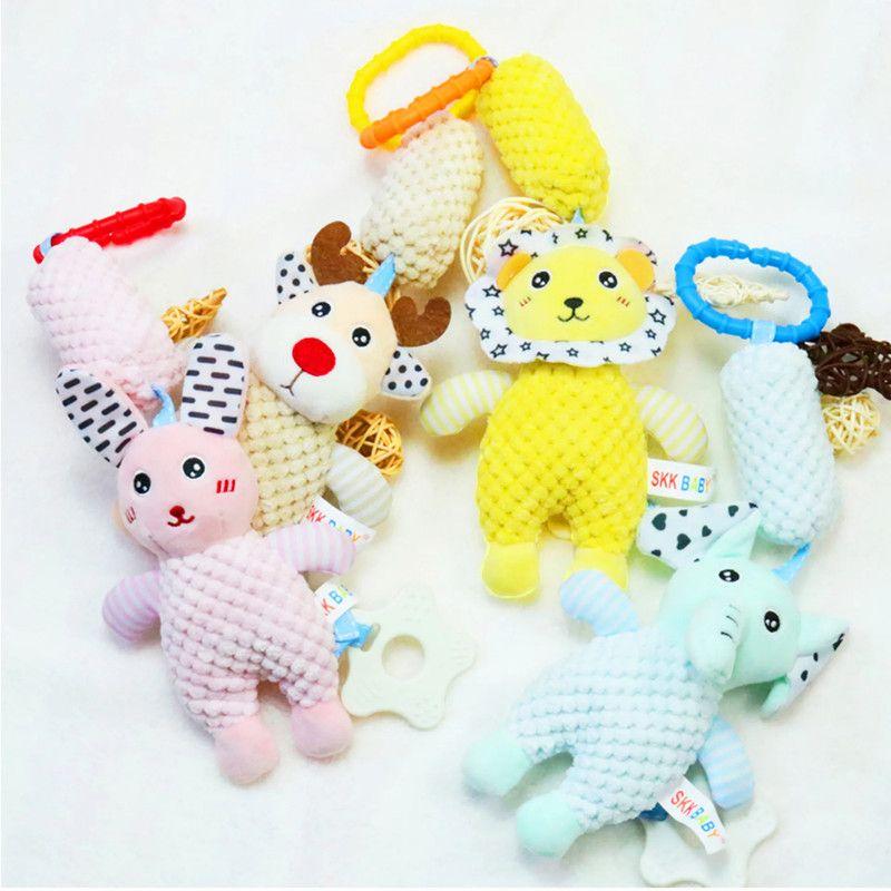 Set 2 Sonajero Coche Cuna Sensorial Peluche Bebe Lau-4