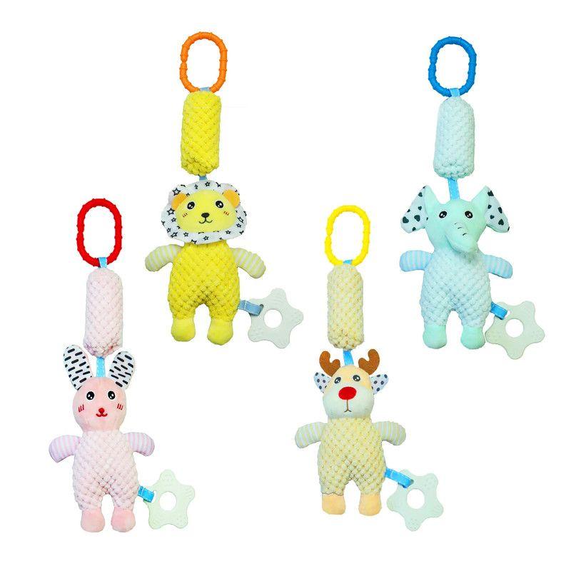 Set 2 Sonajero Coche Cuna Sensorial Peluche Bebe Lau-6