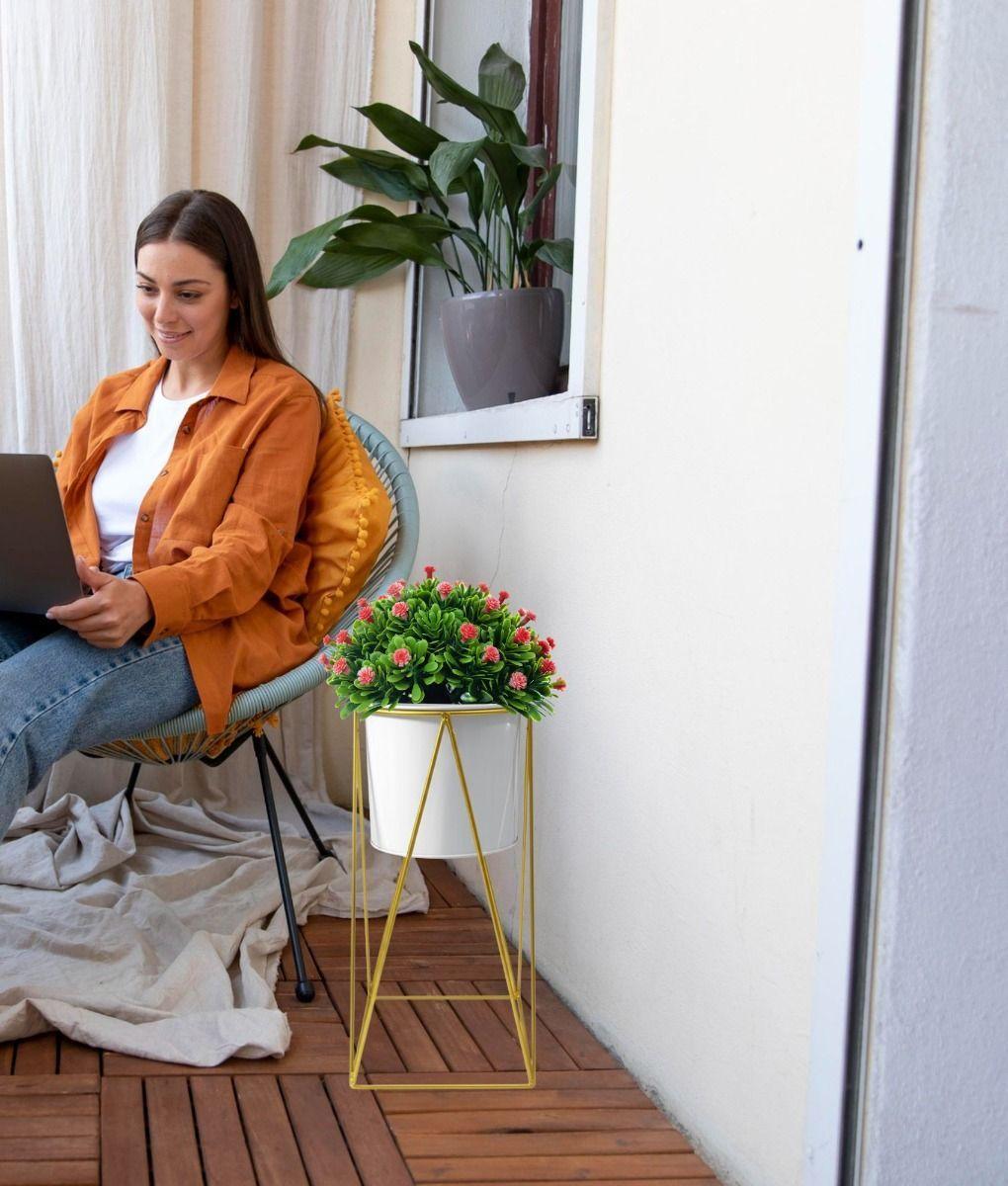 Porta Macetas Pie Hogar Elegante Nórdico Soporte Jhn-5