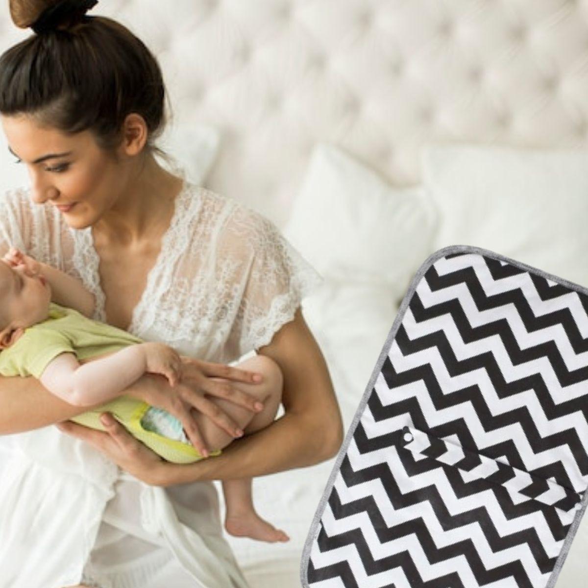 SET 2 CAMBIADORES DE PAÑAL PORTATIL IMPERMEABLE BEBE LAU-5