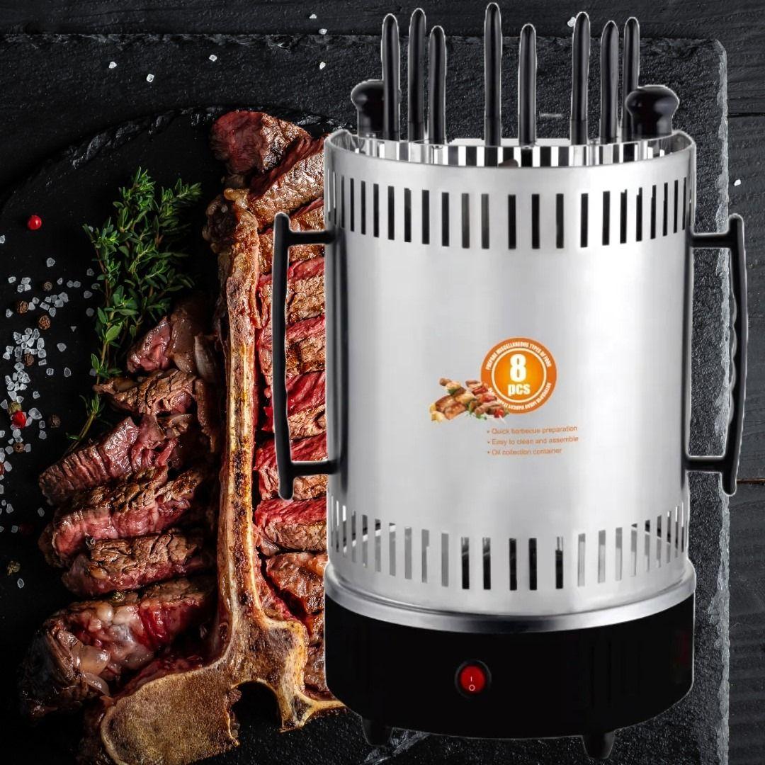 Horno Giratorio 8 Pza Vertical Encimera Asadora Shawarma Lau-5