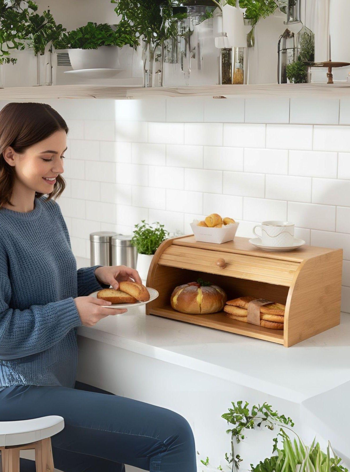 Panera Deslizante Recipiente Almacenamiento Mesa Jhn-5