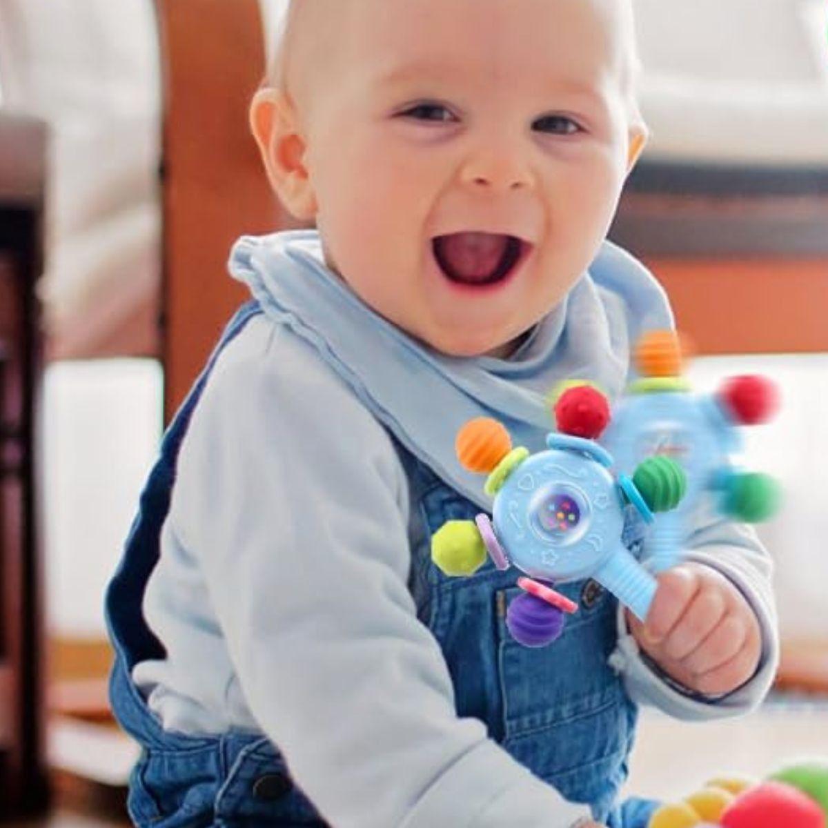 SET 2 SONAJEROS JUGUETE 2EN1 ESTIMULA SENSORIAL BEBE LAU-4