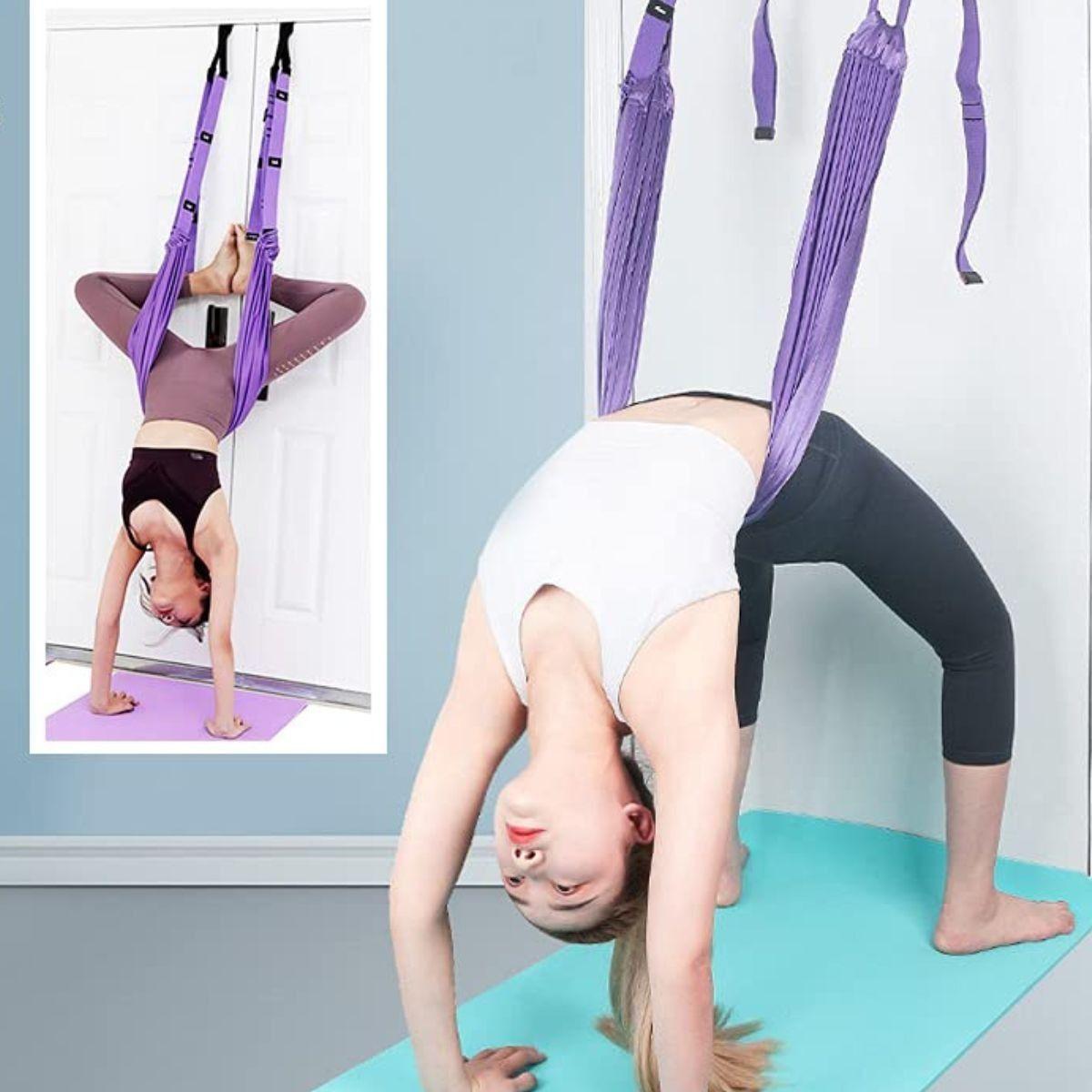 CUERDA DE SUSPENSION YOGA AEREBICO LEXIBILIDAD ENTRENA LAU-8