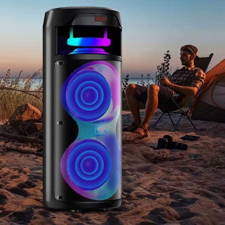 PARLANTE INALAMBRICA 40W BLUETOOTH +MICROFONO PORTATIL LAU-9