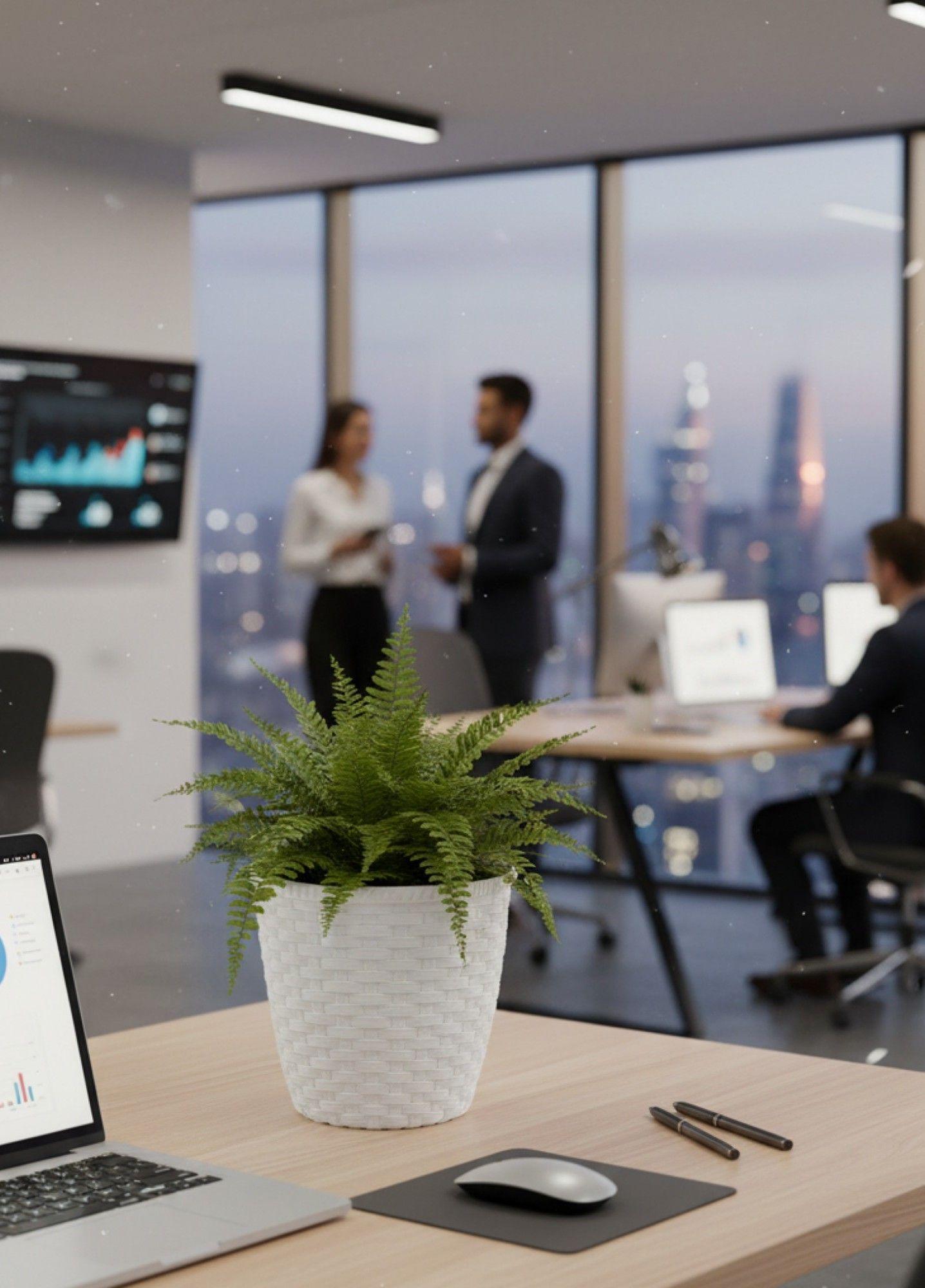 Set 2 Macetero Decorativo Diseño Trenzado Contenedor Jhn-2