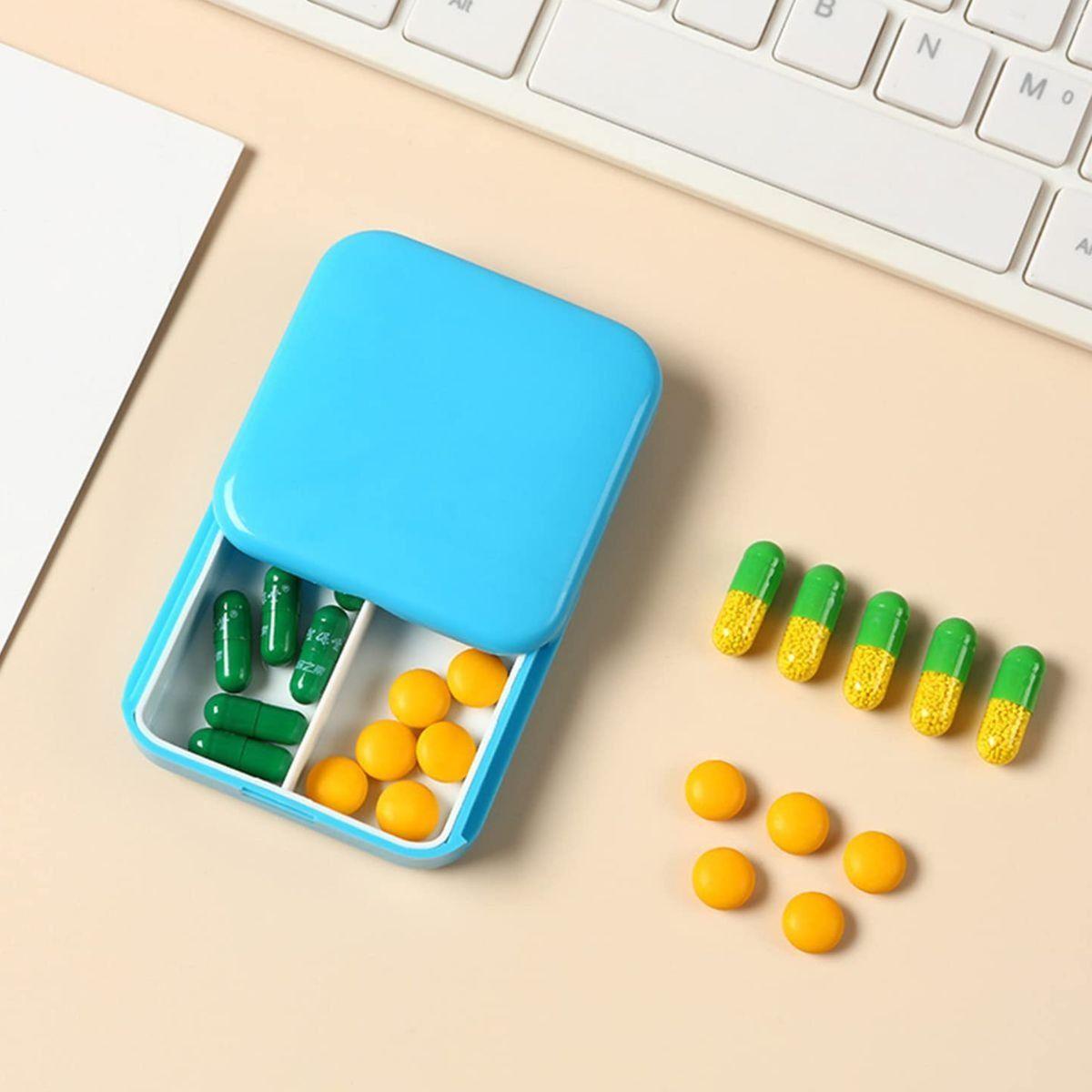 SET 5 PASTILLEROS MINI MEDICINA TABLETAS COMPRIMIDOS LAU-2