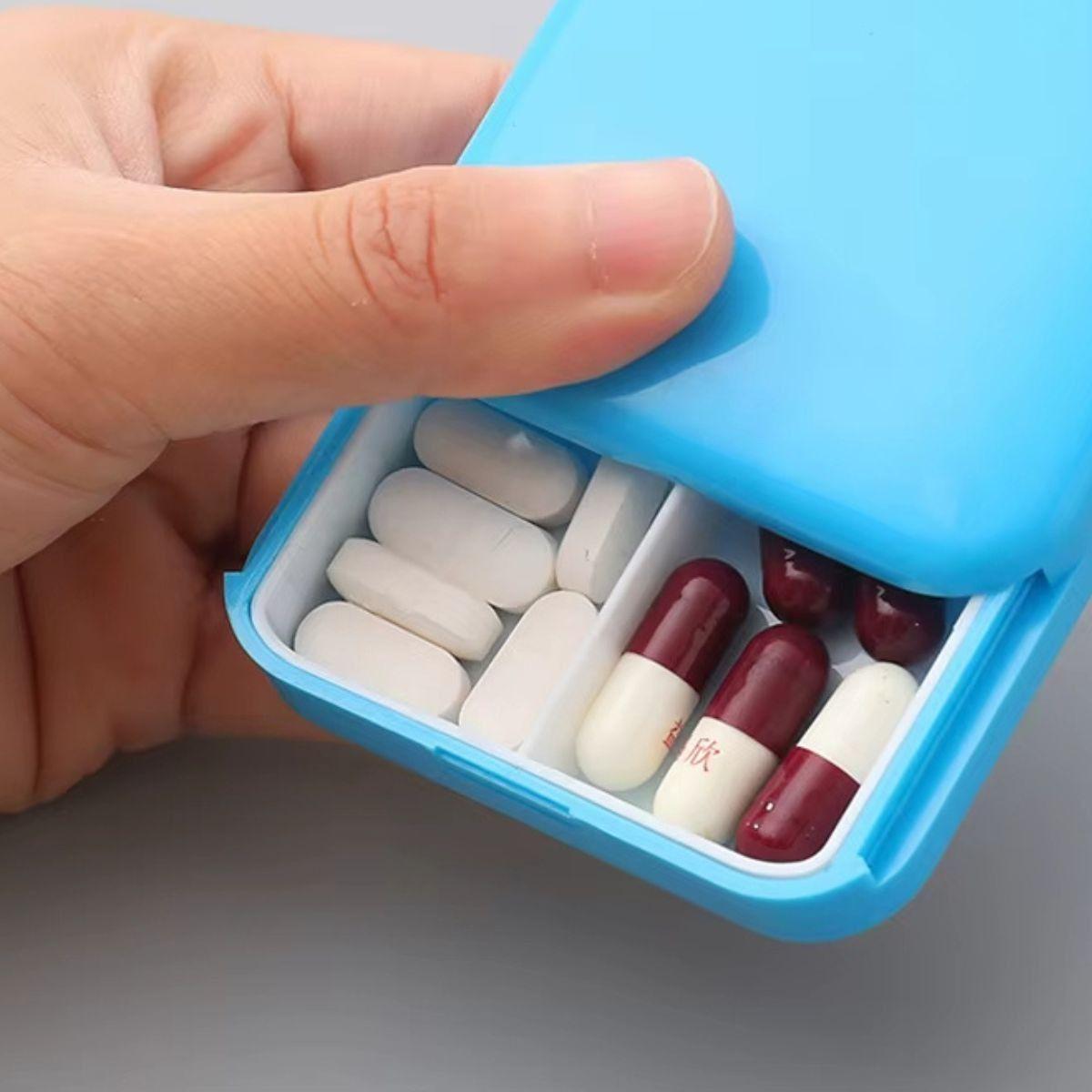 SET 5 PASTILLEROS MINI MEDICINA TABLETAS COMPRIMIDOS LAU-6