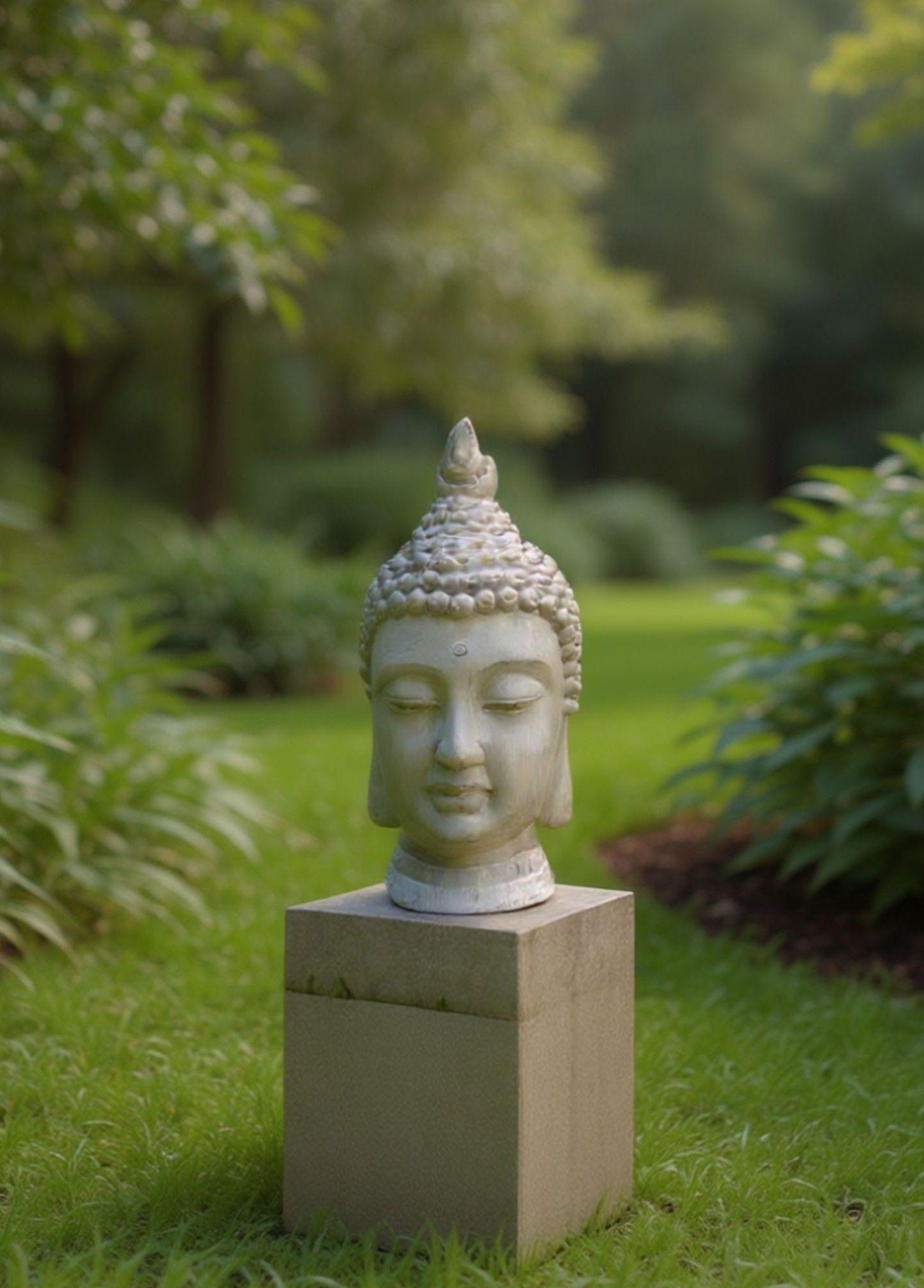 Figura Estatua Decorativa Cabeza Buda Adorno Hogar Jhn-7