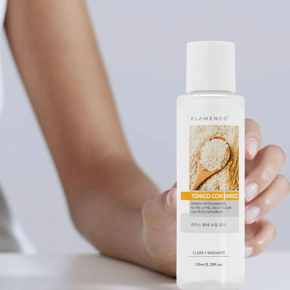 SET 2 TONICOS FACIAL DE ARROZ ILUMINADOR HIDRATA LAU-1