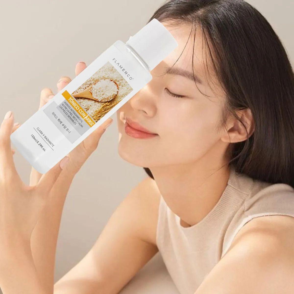 SET 2 TONICOS FACIAL DE ARROZ ILUMINADOR HIDRATA LAU-2